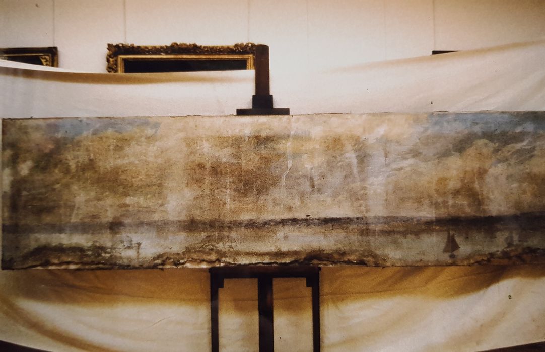 tableau : Baie de Concarneau - © Ministère de la Culture (France), Conservation des antiquités et des objets d’art du Finistère, tous droits réservés