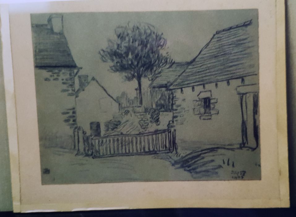 dessin : La Ferme de Rospiec - © Ministère de la Culture (France), Conservation des antiquités et des objets d’art du Finistère, tous droits réservés