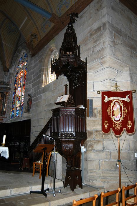 chaire à prêcher  - © Ministère de la Culture (France), Conservation des antiquités et des objets d’art du Finistère, tous droits réservés