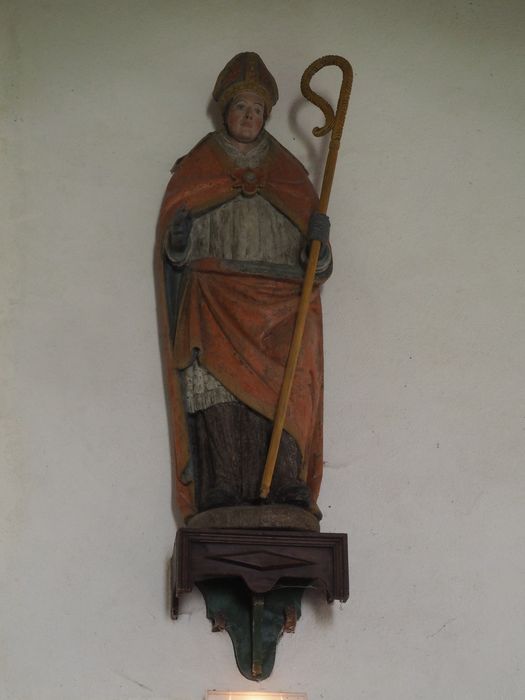 statue : Saint Maudez - © Ministère de la Culture (France), Conservation des antiquités et des objets d’art du Finistère, tous droits réservés