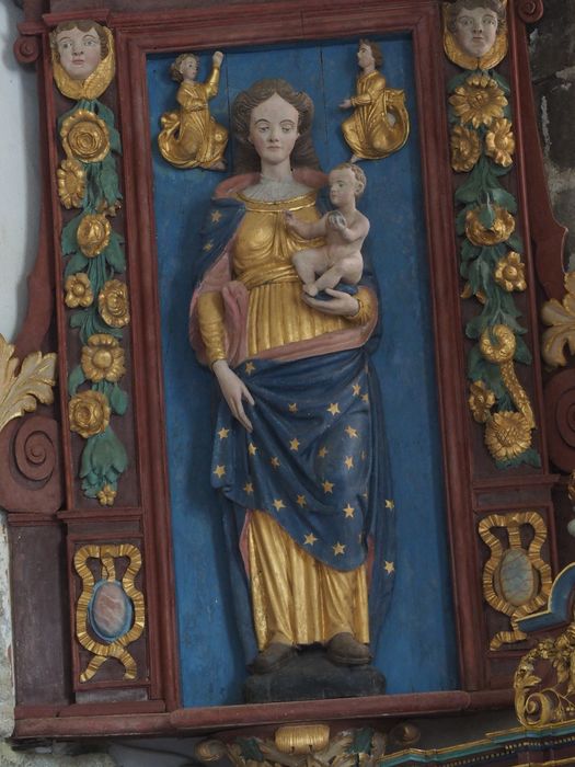 statue : Vierge à l’Enfant - © Ministère de la Culture (France), Conservation des antiquités et des objets d’art du Finistère, tous droits réservés