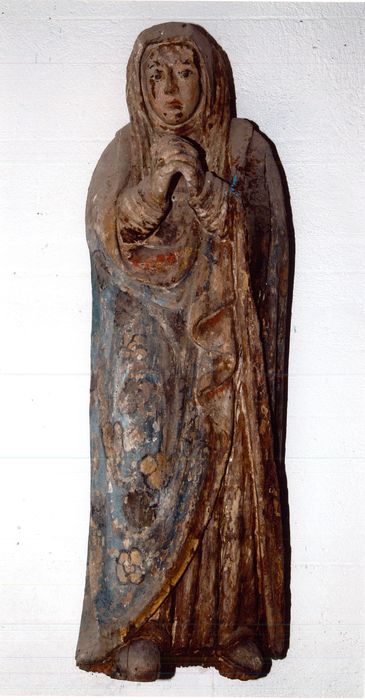 statue : Vierge au Calvaire - © Ministère de la Culture (France), Conservation des antiquités et des objets d’art du Finistère, tous droits réservés