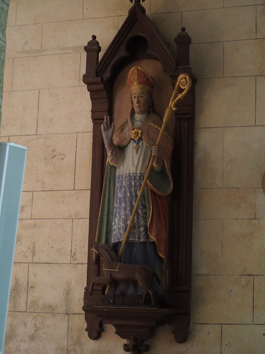 statue : Saint Eloi - © Ministère de la Culture (France), Conservation des antiquités et des objets d’art du Finistère, tous droits réservés