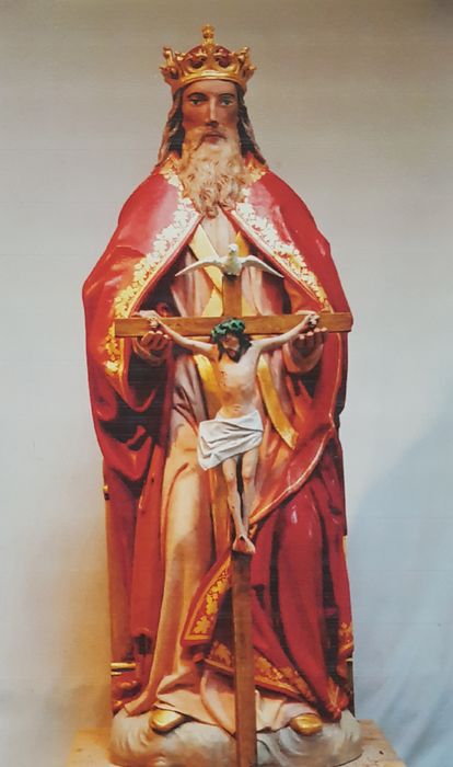 statue : La Trinité - © Ministère de la Culture (France), Conservation des antiquités et des objets d’art du Finistère, tous droits réservés