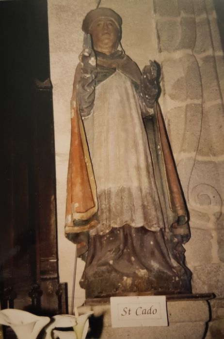 statue : Saint Cado - © Ministère de la Culture (France), Conservation des antiquités et des objets d’art du Finistère, tous droits réservés