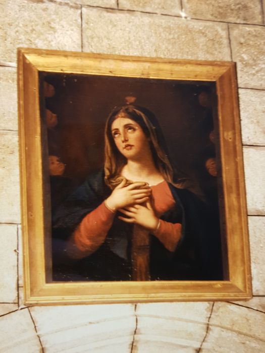 tableau : La Vierge Marie - © Ministère de la Culture (France), Conservation des antiquités et des objets d’art du Finistère, tous droits réservés