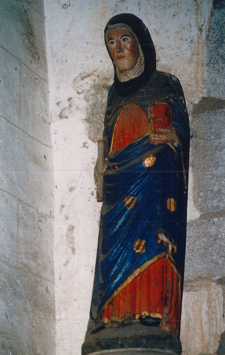 statue : Sainte Claire (?) - © Ministère de la Culture (France), Conservation des antiquités et des objets d’art du Finistère, tous droits réservés