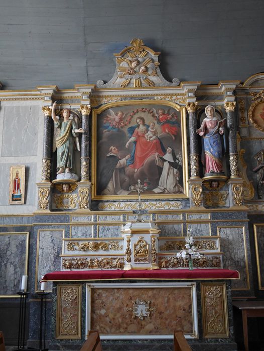 autel et retable n°3, dit du Rosaire - © Ministère de la Culture (France), Conservation des antiquités et des objets d’art du Finistère, tous droits réservés