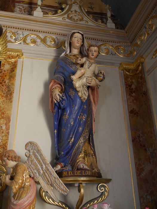 statue : Vierge à l’Enfant, dite Notre-Dame de Lorette - © Ministère de la Culture (France), Conservation des antiquités et des objets d’art du Finistère, tous droits réservés