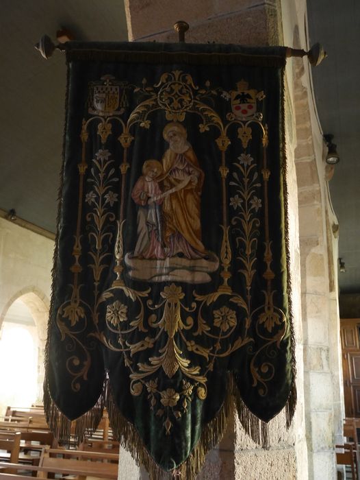 bannière de procession n°4 - © Ministère de la Culture (France), Conservation des antiquités et des objets d’art du Finistère, tous droits réservés