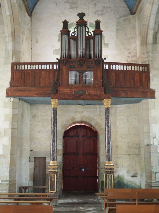 buffet d’orgue et tribune - © Ministère de la Culture (France), Conservation des antiquités et des objets d’art du Finistère, tous droits réservés