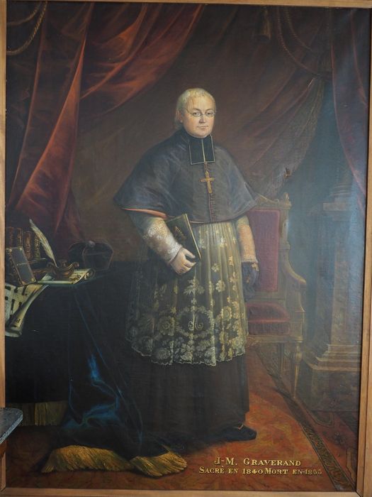 tableau : Monseigneur Graveran - © Ministère de la Culture (France), Conservation des antiquités et des objets d’art du Finistère, tous droits réservés