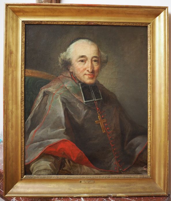 tableau : Monseigneur Toussaint Conen de Saint-Luc, évêque de Quimper 1773-1790 - © Ministère de la Culture (France), Conservation des antiquités et des objets d’art du Finistère, tous droits réservés