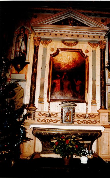 autel, retable, tableau : Le Purgatoire - © Ministère de la Culture (France), Conservation des antiquités et des objets d’art du Finistère, tous droits réservés