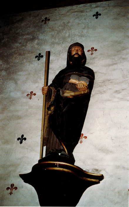 statue : Saint Herbot - © Ministère de la Culture (France), Conservation des antiquités et des objets d’art du Finistère, tous droits réservés