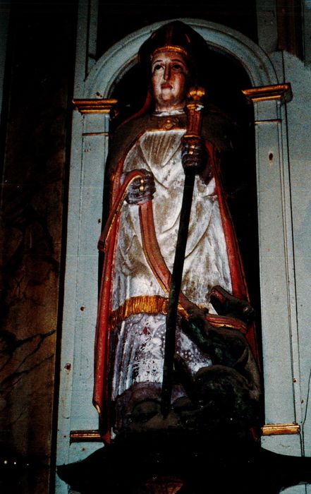 statue : Saint Paul Aurélien - © Ministère de la Culture (France), Conservation des antiquités et des objets d’art du Finistère, tous droits réservés