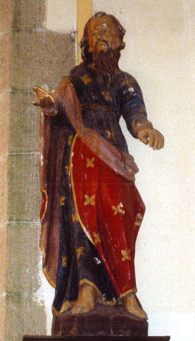 statue : Saint Joseph (?) - © Ministère de la Culture (France), Conservation des antiquités et des objets d’art du Finistère, tous droits réservés