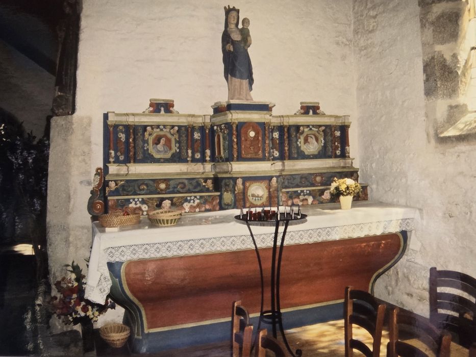 Autel (ancien maître-autel) et retable