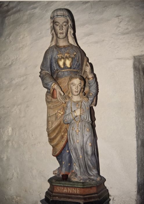 Groupe sculpté : Sainte Anne et la Vierge