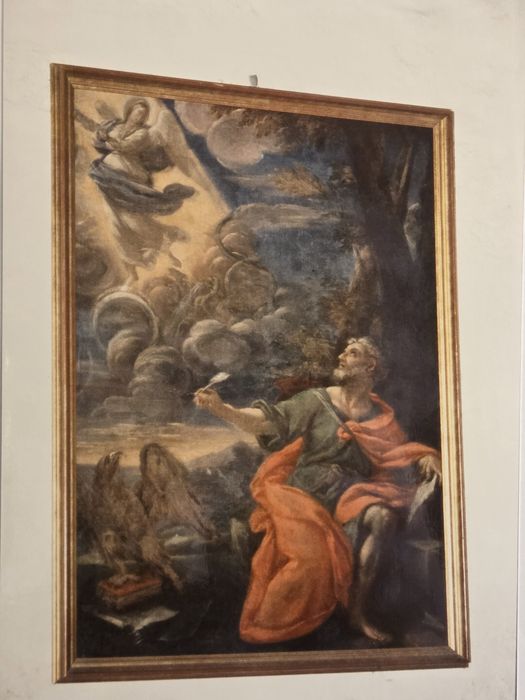 Tableau : Saint Jean de Dieu et le pauvre transfiguré