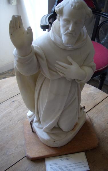 statuette : saint Augustin, vue générale