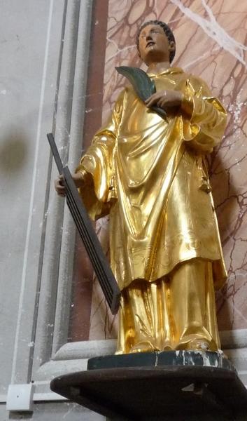 statue : saint Laurent, vue générale
