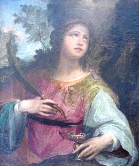 tableau : sainte Lucie, vue générale