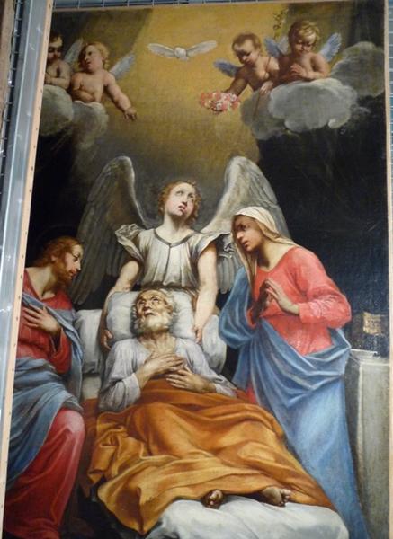 tableau : la Mort de saint Joseph, vue générale