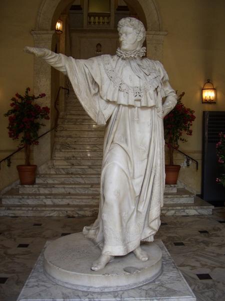 statue : Jérôme Bonaparte roi de Westphalie, vue générale - © Ministère de la Culture (France), Conservation des antiquités et des objets d'art de Corse, tous droits réservés