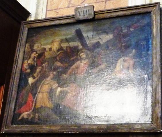 chemin de croix, détail d'une station