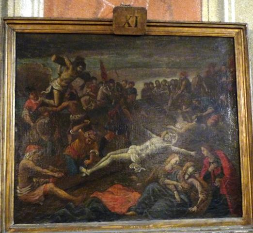 chemin de croix, détail d'une station