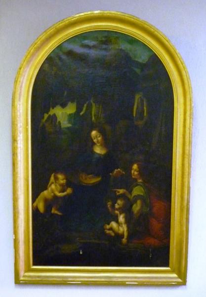 tableau : Vierge aux rochers, vue générale