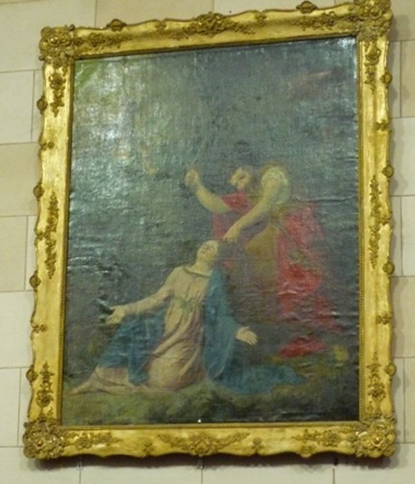 tableau : Martyre de sainte Barbe (le) - © Ministère de la Culture (France), Conservation des antiquités et des objets d’art de Corse-du-Sud – Tous droits réservés 