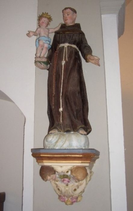 statue : Saint Antoine de Padoue et l'Enfant Jésus