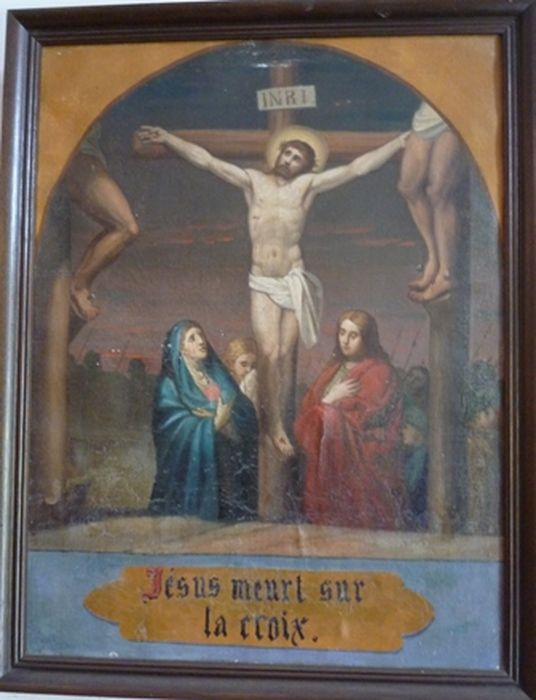 tableau (chemin de croix), détail de la station n°12