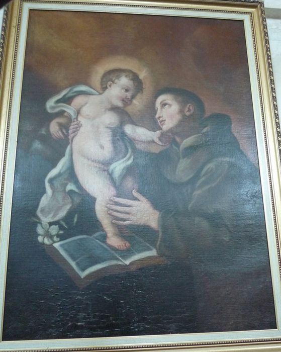 Tableau : Saint Antoine de Padoue et l'Enfant Jésus