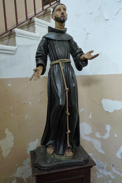 statue : Saint François - © Ministère de la Culture (France), Conservation des antiquités et des objets d’art de Corse-du-Sud – Tous droits réservés