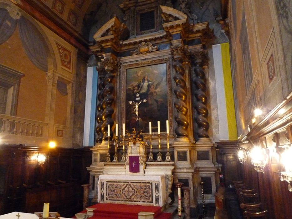 autel, retable (maître-autel)