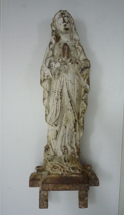 statuette : Notre-Dame de Lourdes - © Ministère de la Culture (France), Conservation des antiquités et des objets d’art de Corse-du-Sud – Tous droits réservés 