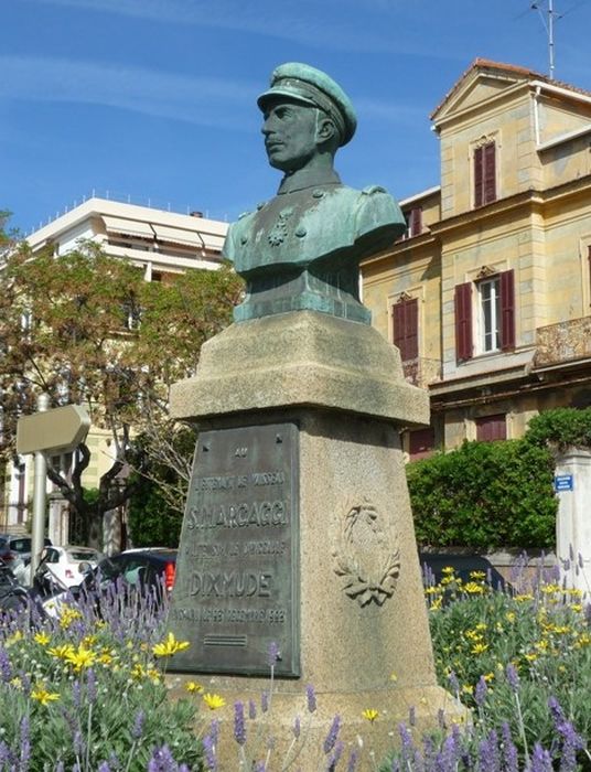 buste du lieutenant de vaisseau Sylvestre Marcaggi - © Ministère de la Culture (France), Conservation des antiquités et des objets d’art de Corse-du-Sud – Tous droits réservés 