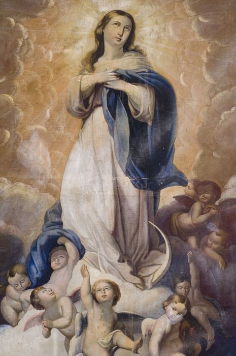tableau : Immaculée Conception - © Ministère de la Culture (France), Conservation des antiquités et des objets d’art de Corse-du-Sud – Tous droits réservés