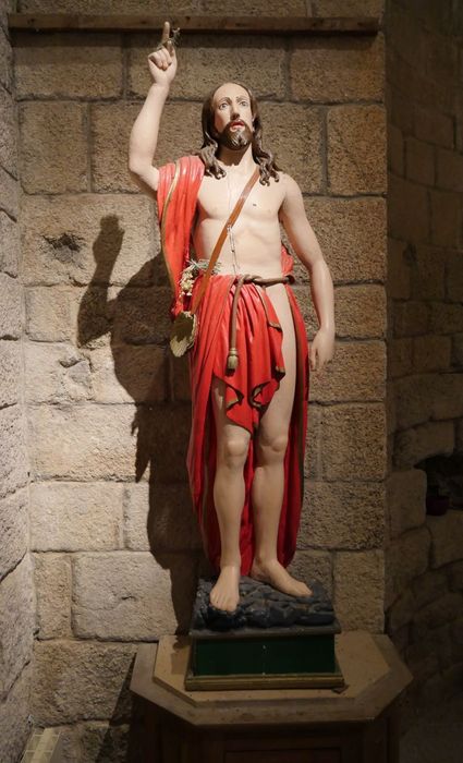 Statue de procession : Saint Jean-Baptiste