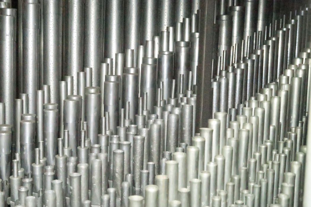 orgue de tribune : partie instrumentale de l’orgue, détail