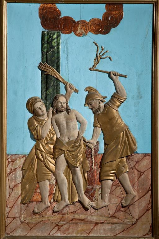 bas-relief : Flagellation de Jésus