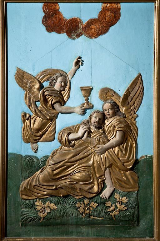 bas-relief : Jardin des oliviers