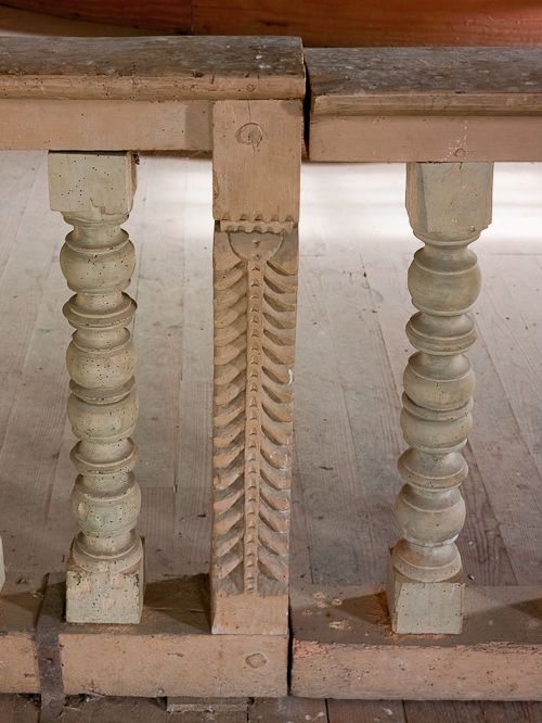 clôture de choeur (appui de communion), détail