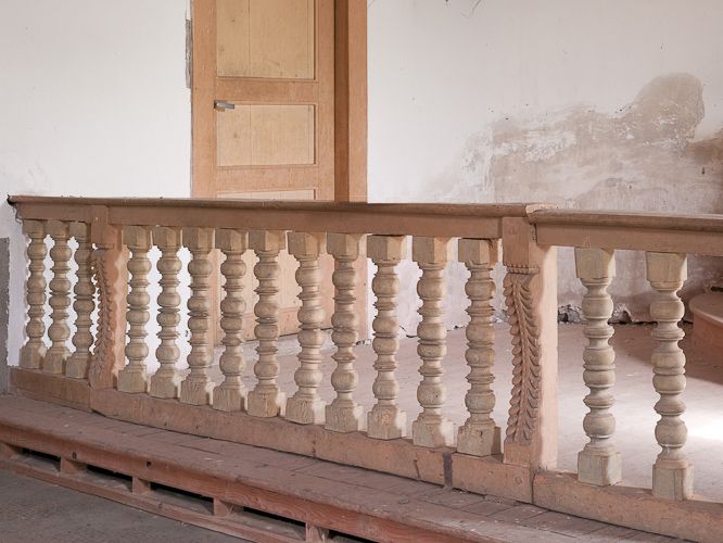 clôture de choeur (appui de communion), vue partielle