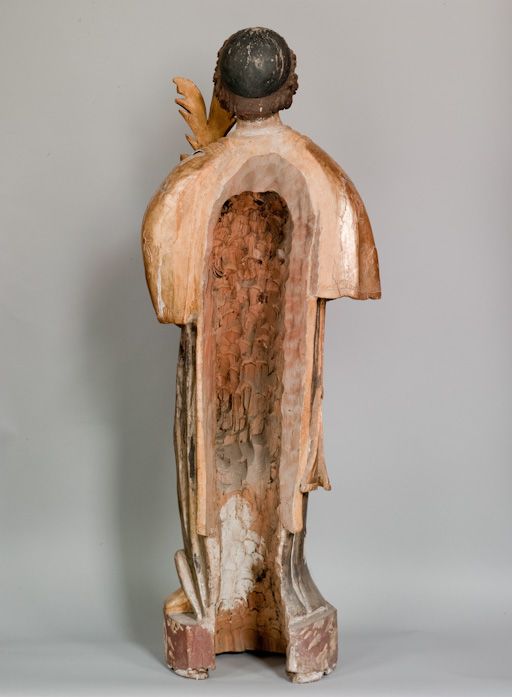 statue : Saint Etienne, revers - © Ministère de la Culture (France), Conservation des antiquités et des objets d’art de la Haute-Garonne – Tous droits réservés 