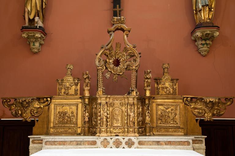 tabernacle et ciborium du maître-autel