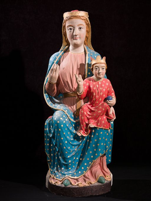 statue : Vierge à l'Enfant - © Ministère de la Culture (France), Conservation des antiquités et des objets d’art de la Haute-Garonne – Tous droits réservés